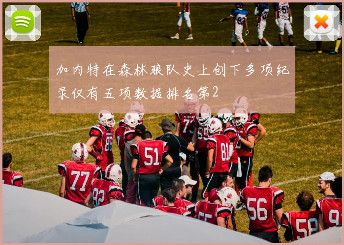 加内特在森林狼队史上创下多项纪录仅有五项数据排名第2